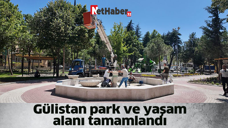 Gülistan park ve yaşam alanı tamamlandı