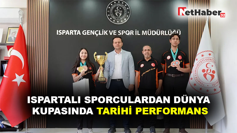 ISPARTALI SPORCULARDAN DÜNYA KUPASINDA TARİHİ PERFORMANS