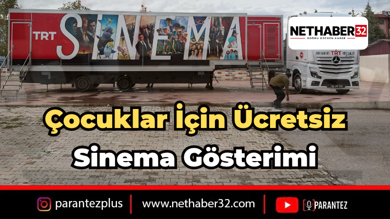 TRT Sinema Tırı Isparta Programı ve Tarihleri