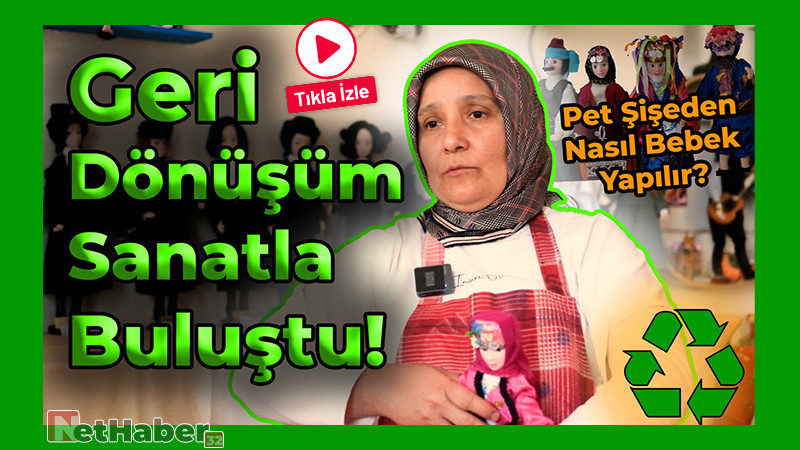 Geri Dönüşüm Sanatla Buluştu | Isparta Belediyesi Geri Dönüşüm Atölyesi