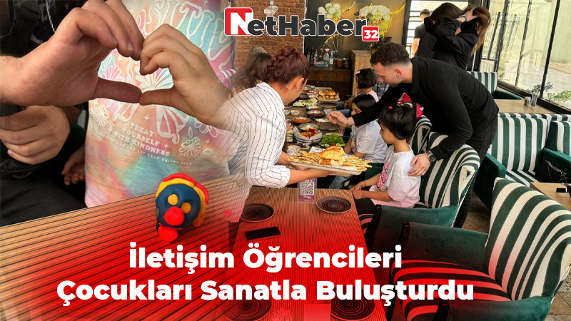 İletişim Öğrencileri Çocukları Sanatla Buluşturdu 