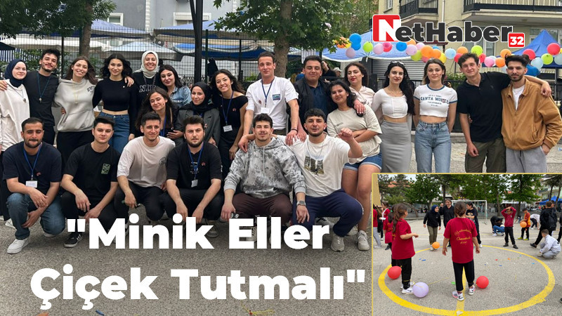 Minik Eller Çiçek Tutmalı 