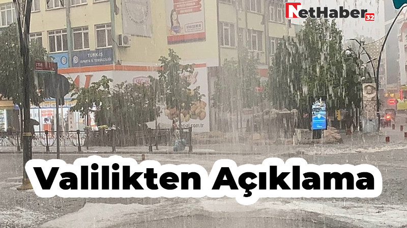 Valilikten Açıklama