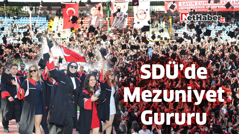 SDÜ'de Mezuniyet Gururu