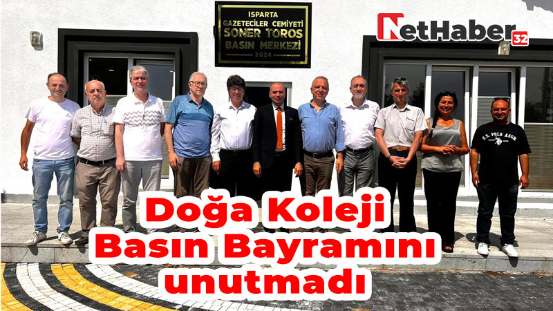 Doğa Koleji Basın Bayramını Unutmadı 