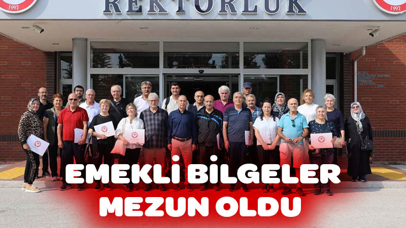 “Emekli Bilgeler Üniversitesi” İlk Mezunlarını Verdi