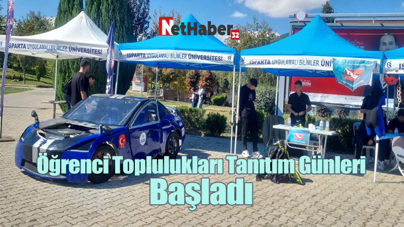 Öğrenci Toplulukları Tanıtım Günleri Başladı