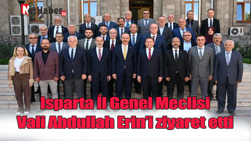 İl Genel Meclisi Valisi Abdullah Erin'i ziyaret etti.