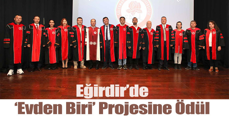 Eğirdir’de ‘Evden Biri’ Projesine Ödül