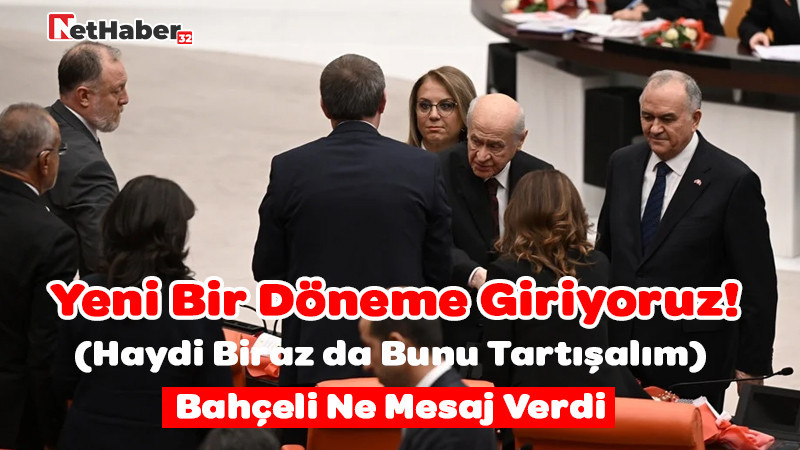 Bahçeli DEM'li Vekillerle Selamlaştı: 