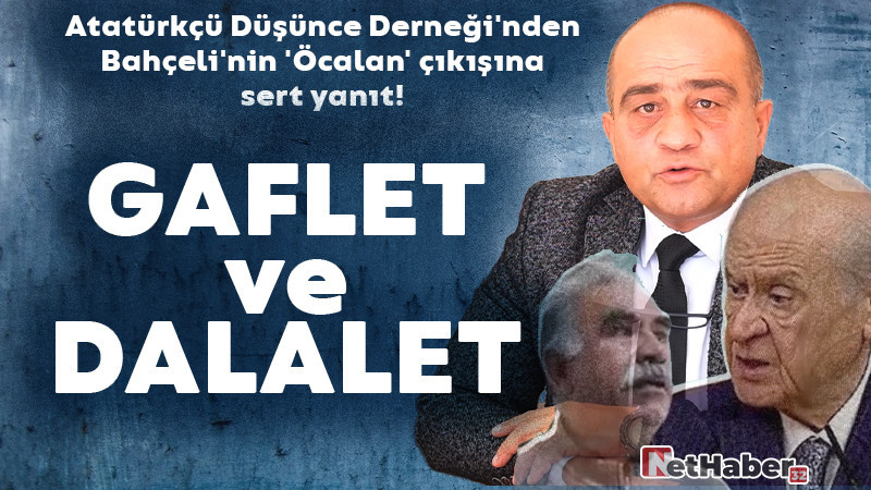 ADD'den Bahçeli'ye Sert Yanıt: 