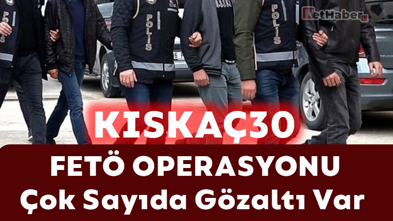 Isparta'da FETÖ Operasyonu Çok Sayıda Gözaltı Var!