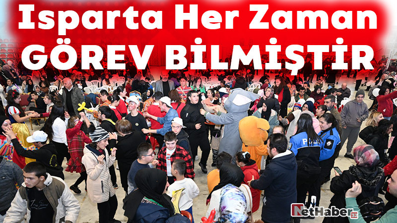 Isparta her zaman engelli bireylerin yanında olmayı görev bilmiştir