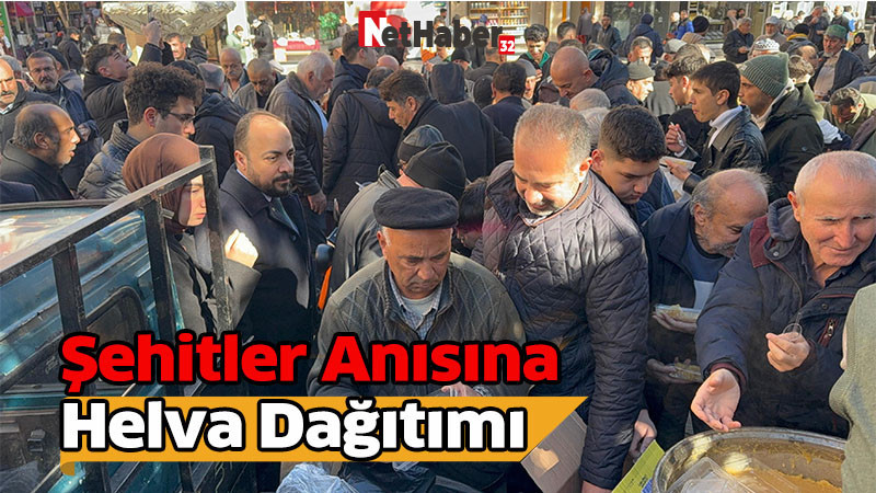 Şehitler Anısına Helva Dağıtımı