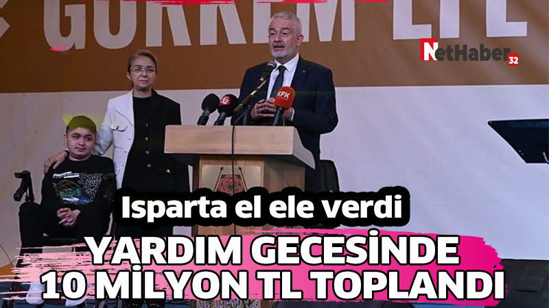 YARDIM GECESİNDE 10 MİLYON TL TOPLANDI 