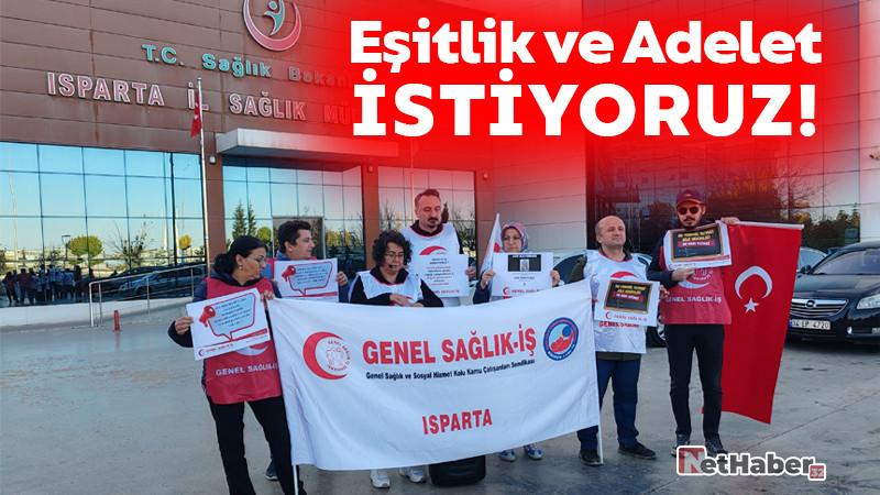 Eşitlik ve Adalet İstiyoruz! 