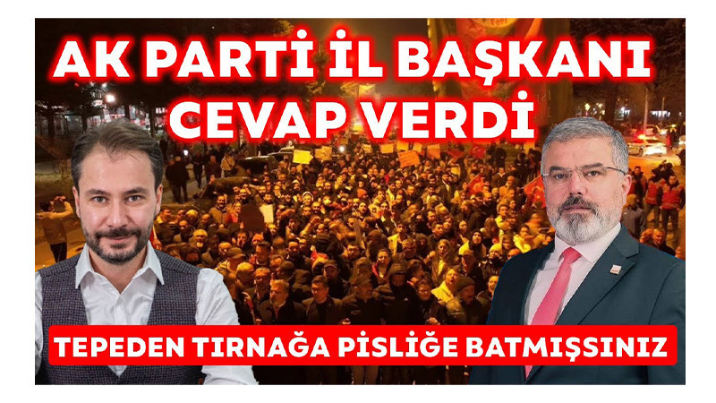 AK Parti'den CHP'ye Cevap | Tepeden Tırnağa Pisliğe Batmışsınız