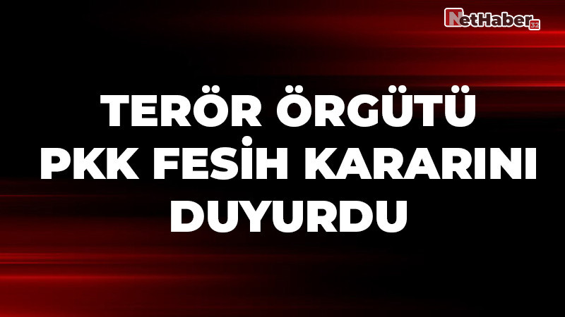 Terör Örgütü PKK Fesih Kararını Duyurdu 