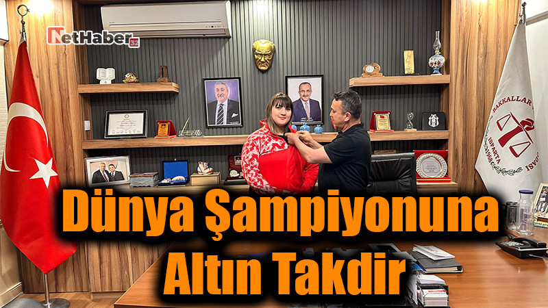 ChatGPT: Dünya Şampiyonuna Altın Takdir: Başkan Aydın’dan Fatma Gül Çevik’e Büyük Onur!