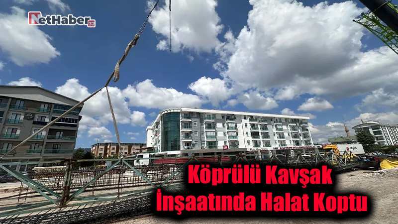 Köprülü Kavşak İnşaatında Halat Koptu: Yüklenici Firma ERK İnşaat’tan Açıklama Geldi