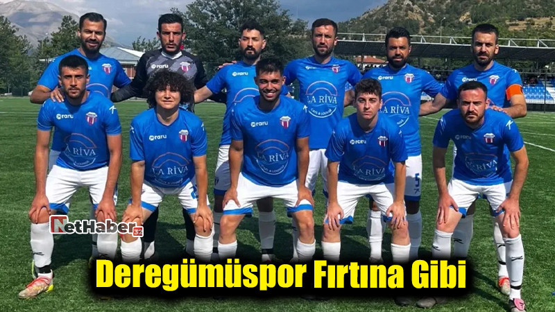 Deregümüspor Fırtına Gibi: 8-0’lık Zaferle 1. Amatör Lig Yolunda