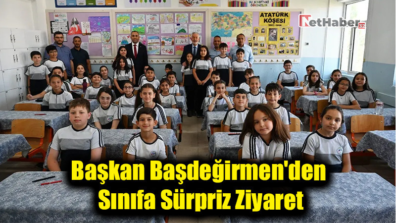 Başkan Başdeğirmen'den Sınıfa Sürpriz Ziyaret