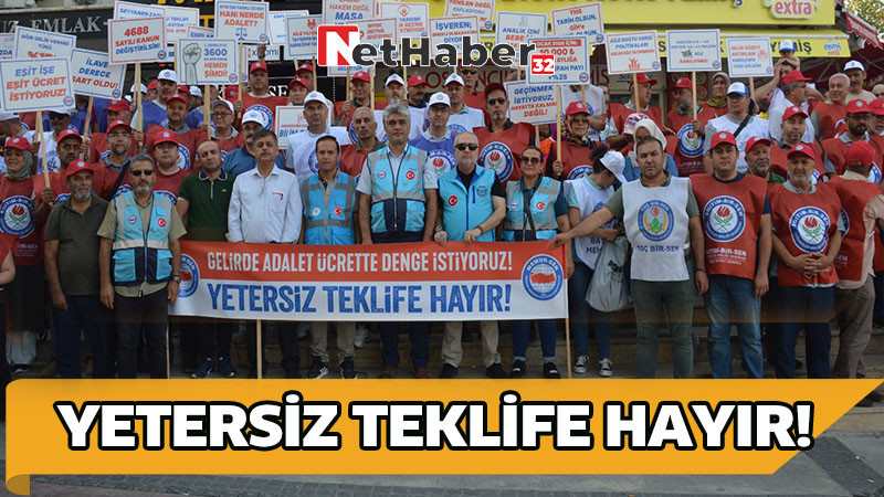 YETERSİZ TEKLİFE HAYIR!