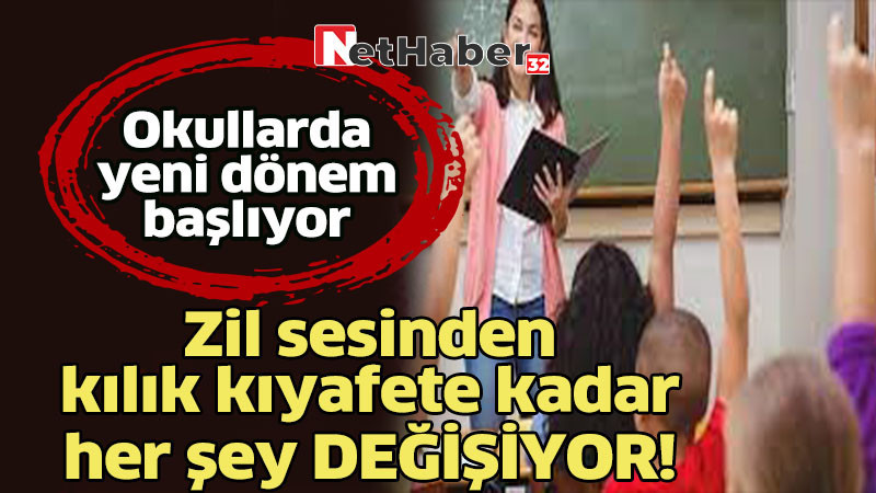 Okullarda     yeni dönem    başlıyor