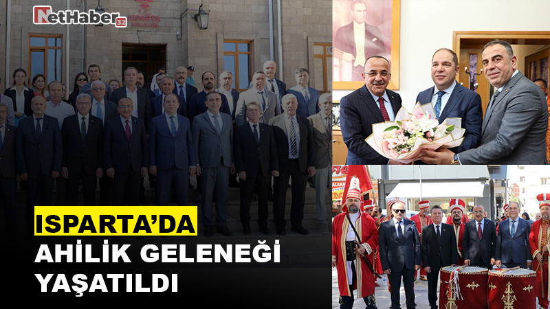 Isparta’da Ahilik Geleneği Yaşatıldı: Yılın Ahisi Güngör Can Kaftanını Giydi