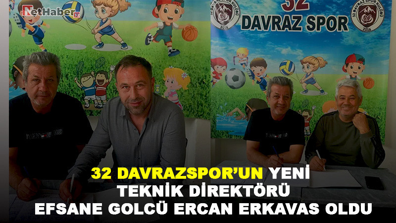 32 Davrazspor’un Yeni Teknik Direktörü Efsane Golcü Ercan Erkavas Oldu
