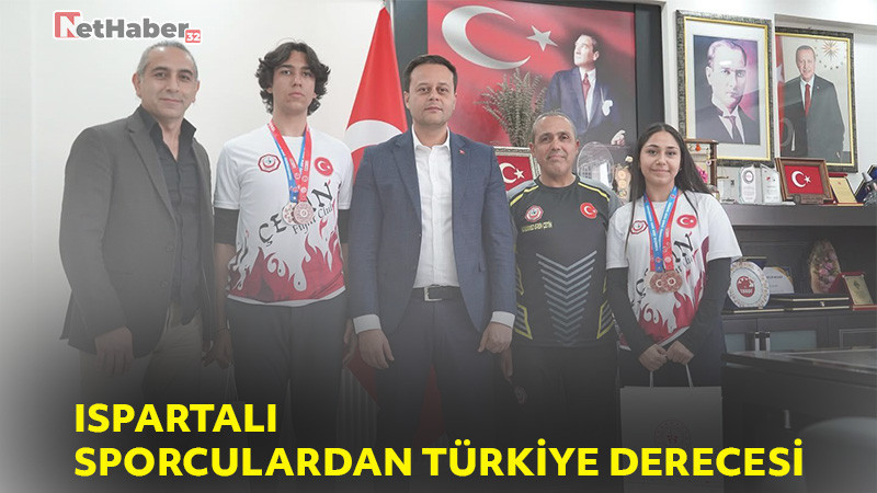 Ispartalı Sporculardan Türkiye Derecesi