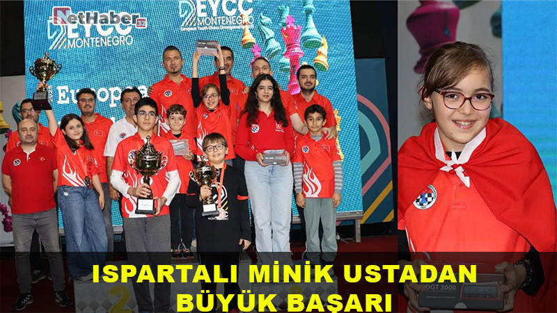 Ispartalı Minik Ustadan Büyük Başarı: Defne Karaman Avrupa Beşincisi Oldu