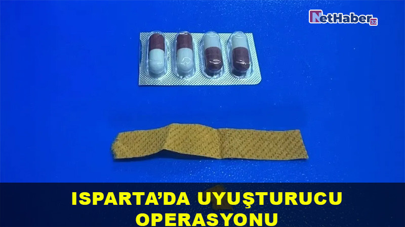 Isparta’da Uyuşturucu Operasyonu: Sentetik Uyarıcılarla Yakalanan Şahıs Gözaltında
