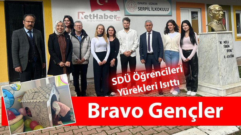 SDÜ'lü Gençlerden Minik Gülüşler Odası