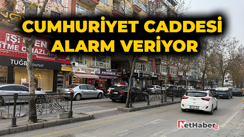 Cumhuriyet Caddesi Alarm Veriyor