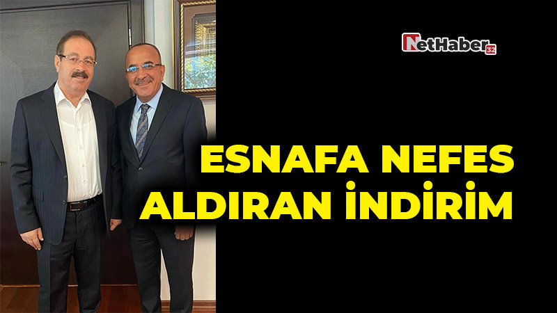 Esnafa Nefes Aldıran İndirim