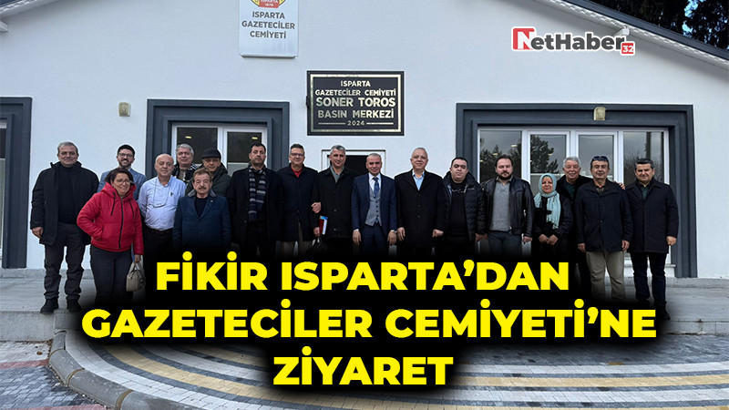 Fikir Isparta’dan Gazeteciler Cemiyeti’ne Ziyaret