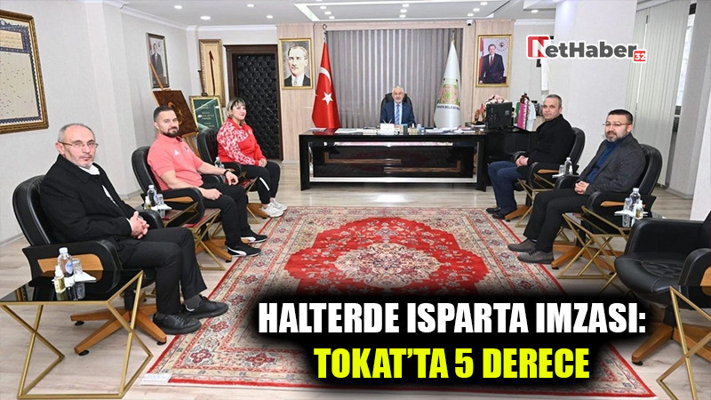 Halterde Isparta İmzası: Tokat’tan 5 Derece