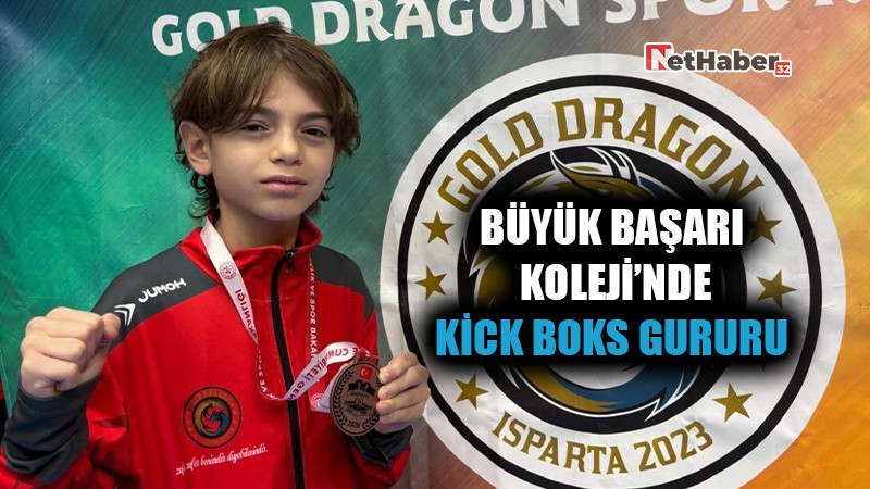 Büyük Başarı Koleji’nde Kick Boks Gururu