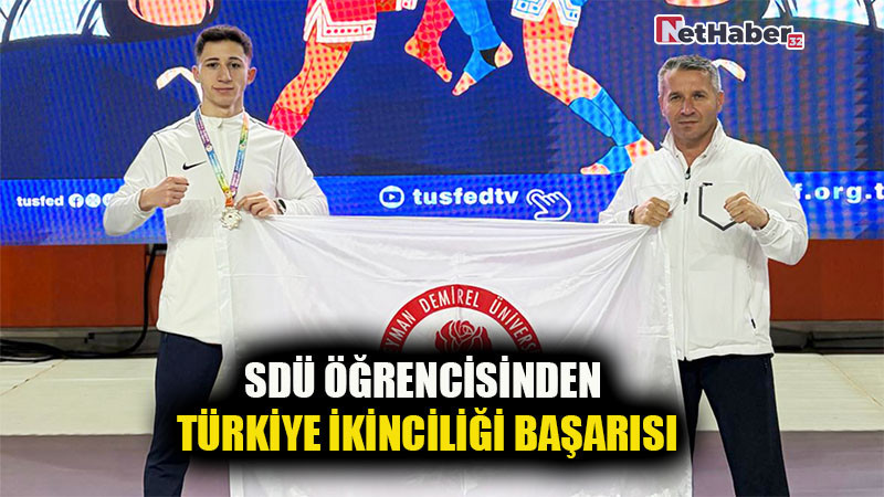 Süleyman Demirel Üniversitesi Öğrencisinden Türkiye İkinciliği Başarısı