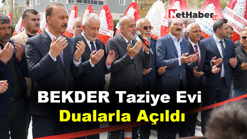 BEKDER Taziye Evi ve Camii Dualarla Açıldı