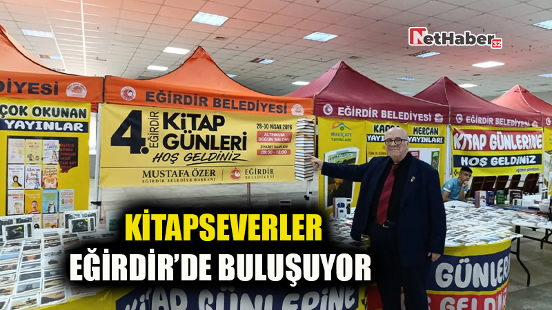 KİTAPSEVERLER EĞİRDİR'DE BULUŞUYOR