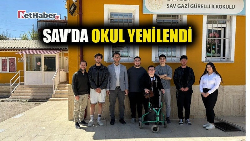 SAV’DA OKUL YENİLENDİ