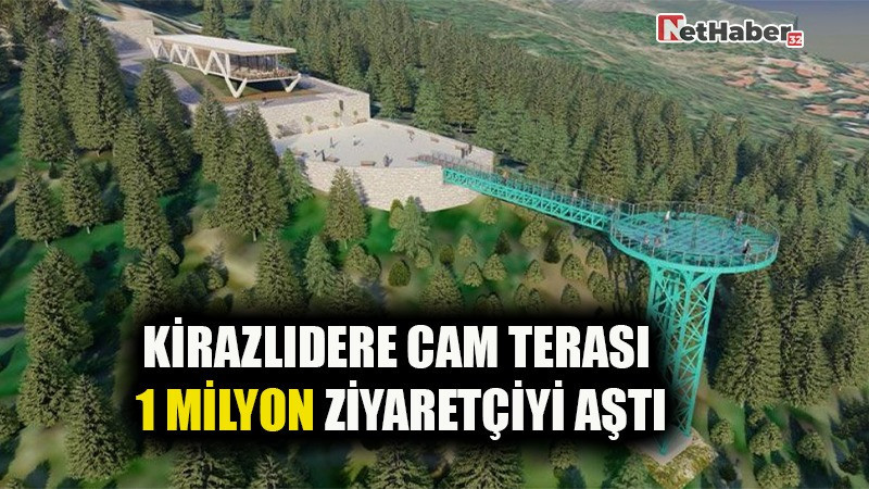 KİRAZLIDERE CAM TERASI 1 MİLYON ZİYARETÇİYİ AŞTI