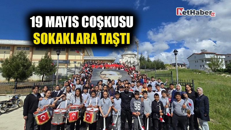 GELENDOST’TA 19 MAYIS COŞKUSU SOKAKLARA TAŞTI