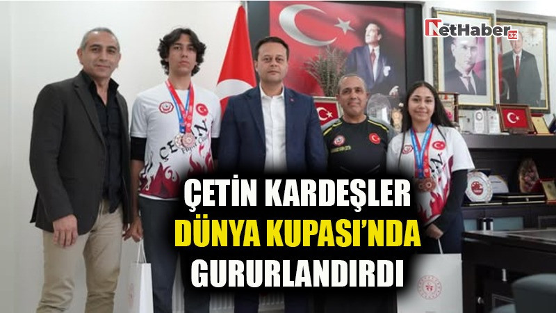 Çetin Kardeşler Dünya Kupası’nda Gururlandırdı