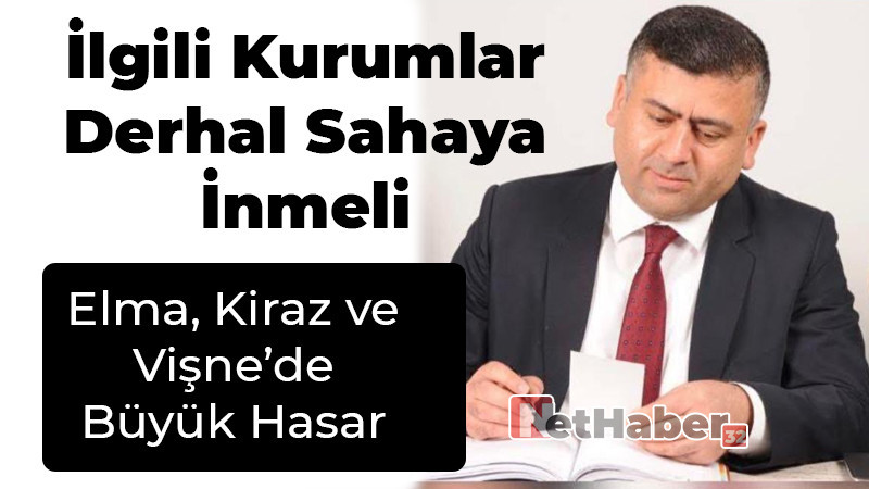 İYİ Parti İl Başkanı İsa Yalçın: “Çiftçimizin Zararı Gecikmeden Karşılanmalı”
