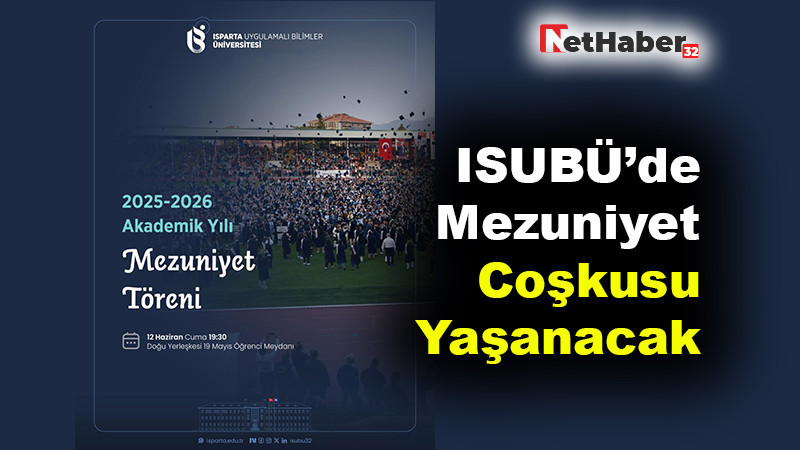 ISUBÜ’de Mezuniyet Coşkusu Yaşanacak