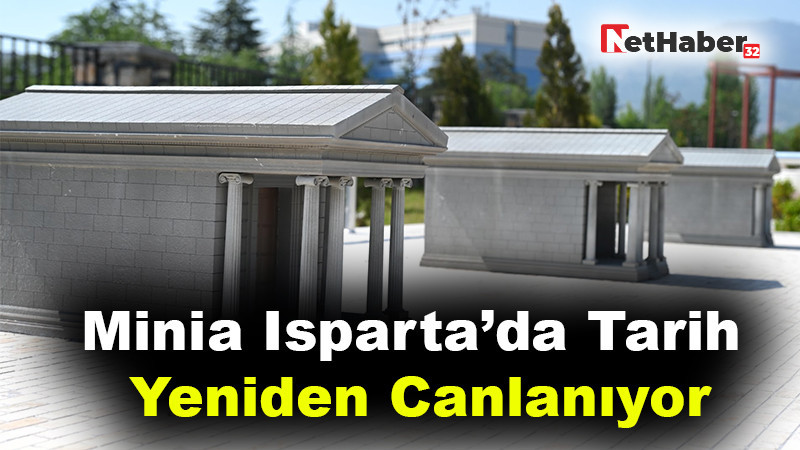 Minia Isparta’da kentin tarihi ve kültürel mirası minyatürlerle yeniden hayat buluyor