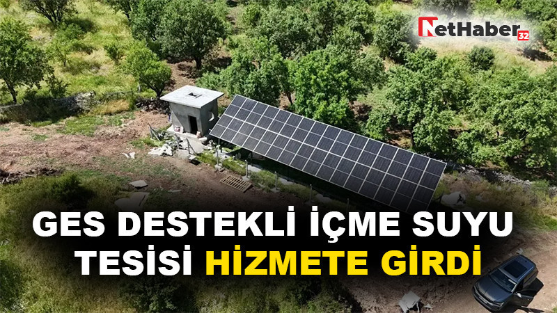 AKKEÇİLİ'NİN SU SORUNUNA KALICI ÇÖZÜM: GES DESTEKLİ İÇME SUYU TESİSİ HİZMETE GİRDİ